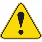 Exclamation Point Error Sign