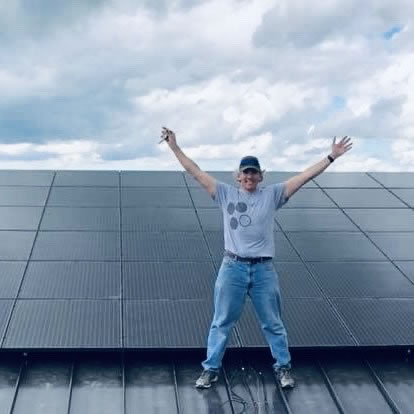 Successful Metal Roof Solar Installation 